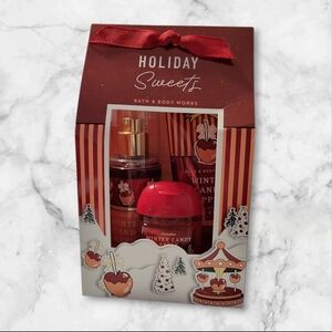 Bath & Body Works Holiday Sweets Set-Winter Candy Apple Mini Gift Set